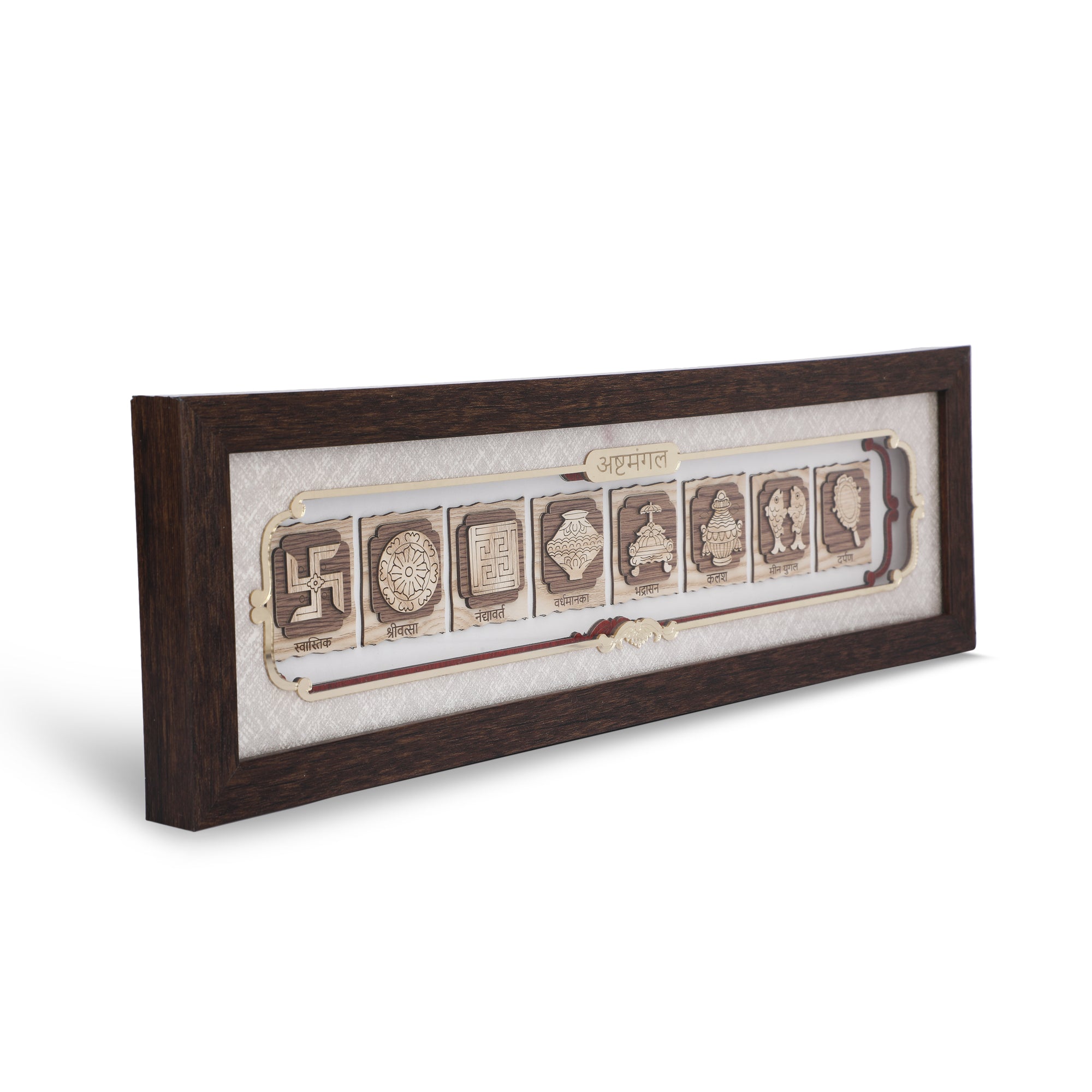 Ashtamangal - 3d Wooden Layer Frame
