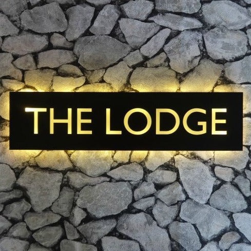Lodge - LED Name Plate