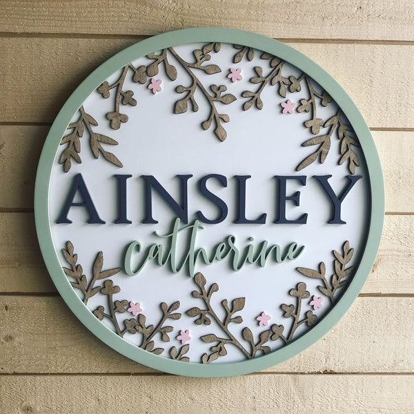 Ainsley - Name Plate