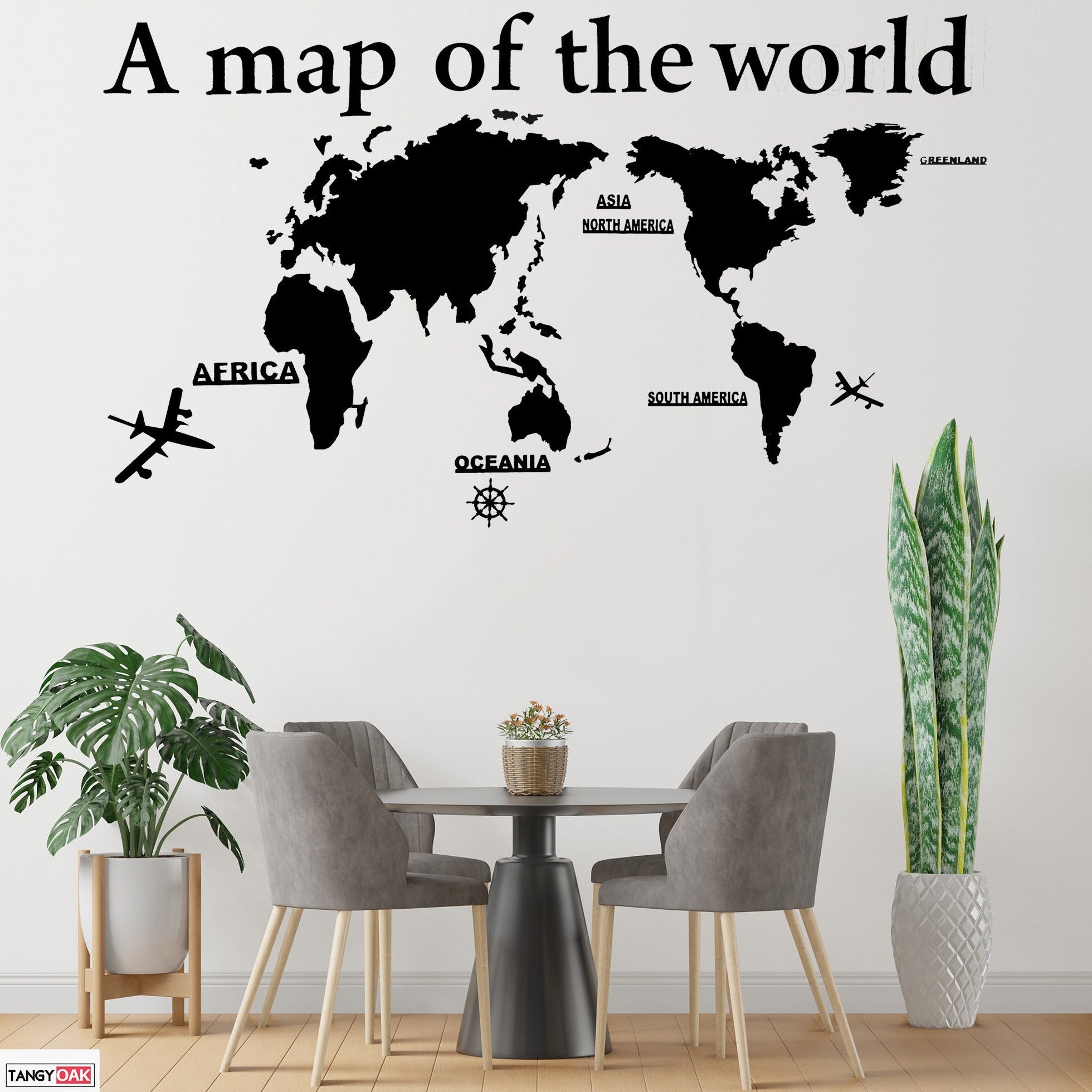 A Map of World - Wall Art