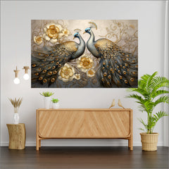 Peacock Feather  - Wall Painting
