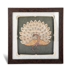 Peacock - Premium Wood Art Photo Frame