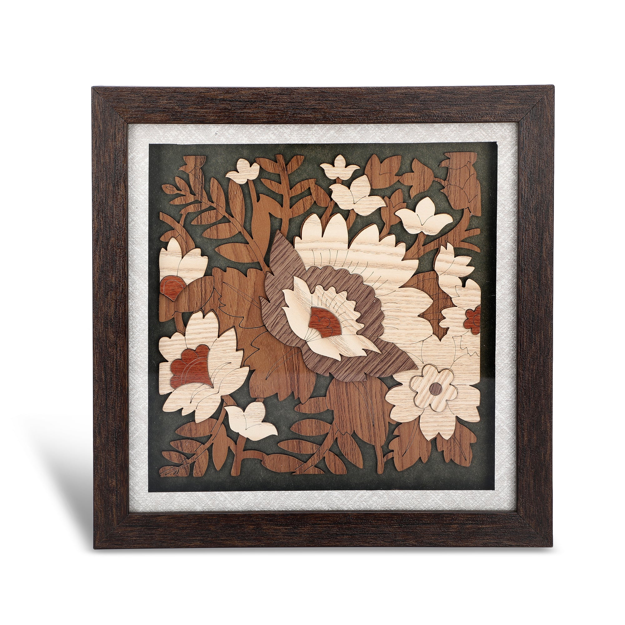 Flower Garden - 3d Wooden Layer Frame