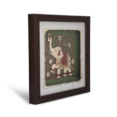 Elephant Flower - Premium Wood Art Photo Frame