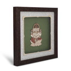 Ganesha Lotus - Premium Wood Art Photo Frame