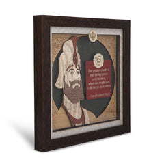 Guru Gobind Singh ji - Premium Wood Art Photo Frame