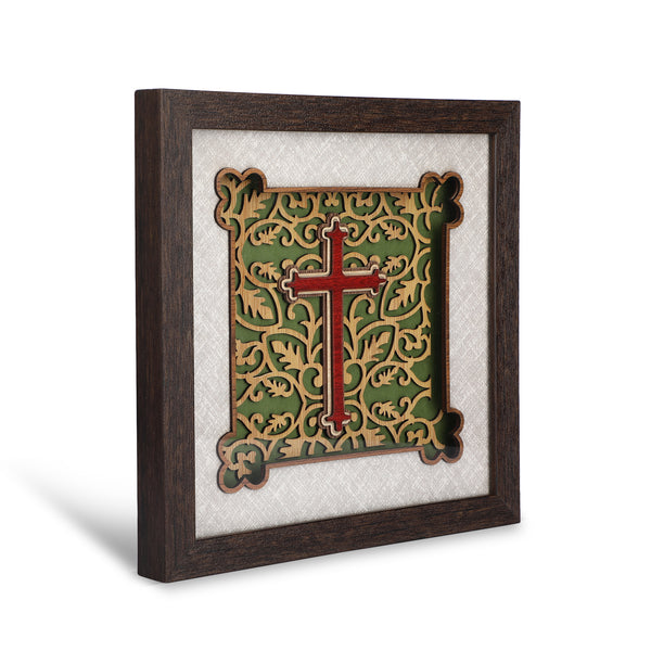 Jesus Cross - Premium Wood Art Photo Frame
