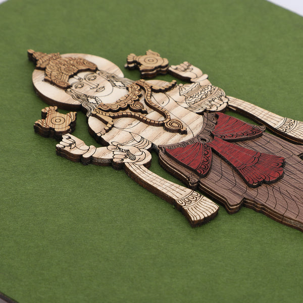 Dhanvantri - Premium Wood Art Photo Frame