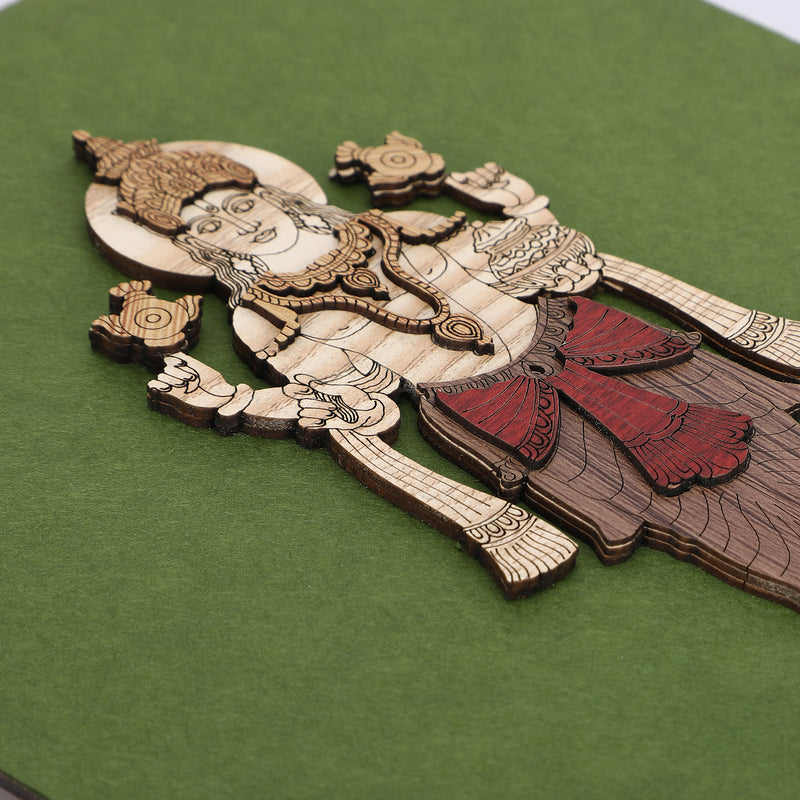 Dhanvantri - Premium Wood Art Photo Frame