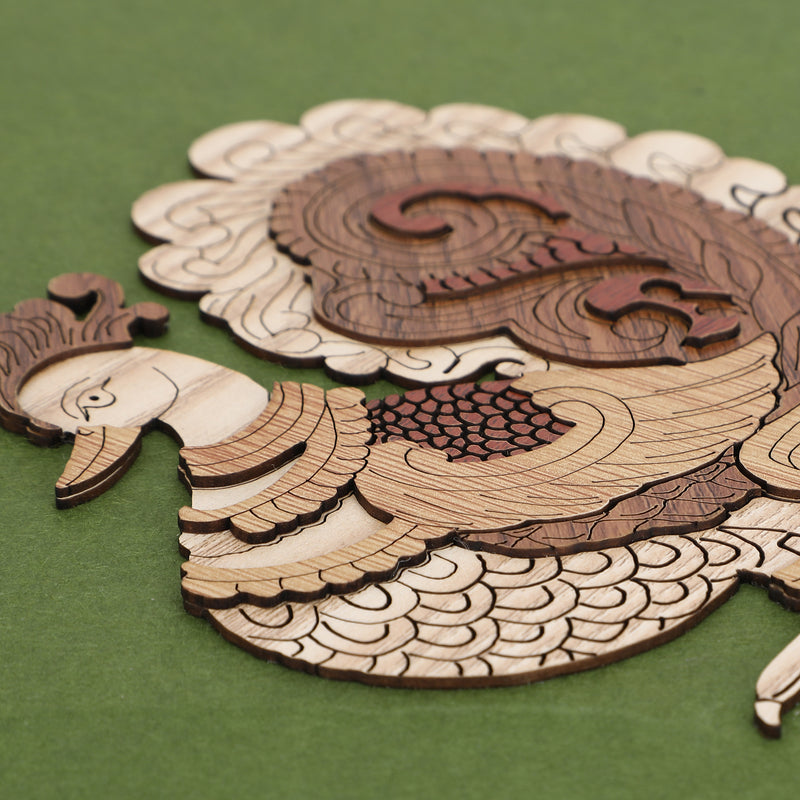 Annapakshi - Premium Wood Art Photo Frame