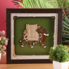 Royal Elephant - Premium Wood Art Photo Frame