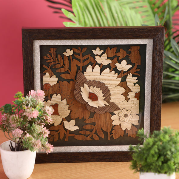 Flower Garden - Premium Wood Art Photo Frame
