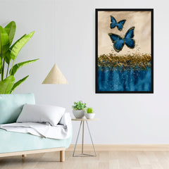 Gold Dust Butterfly - Canvas Wall Painting