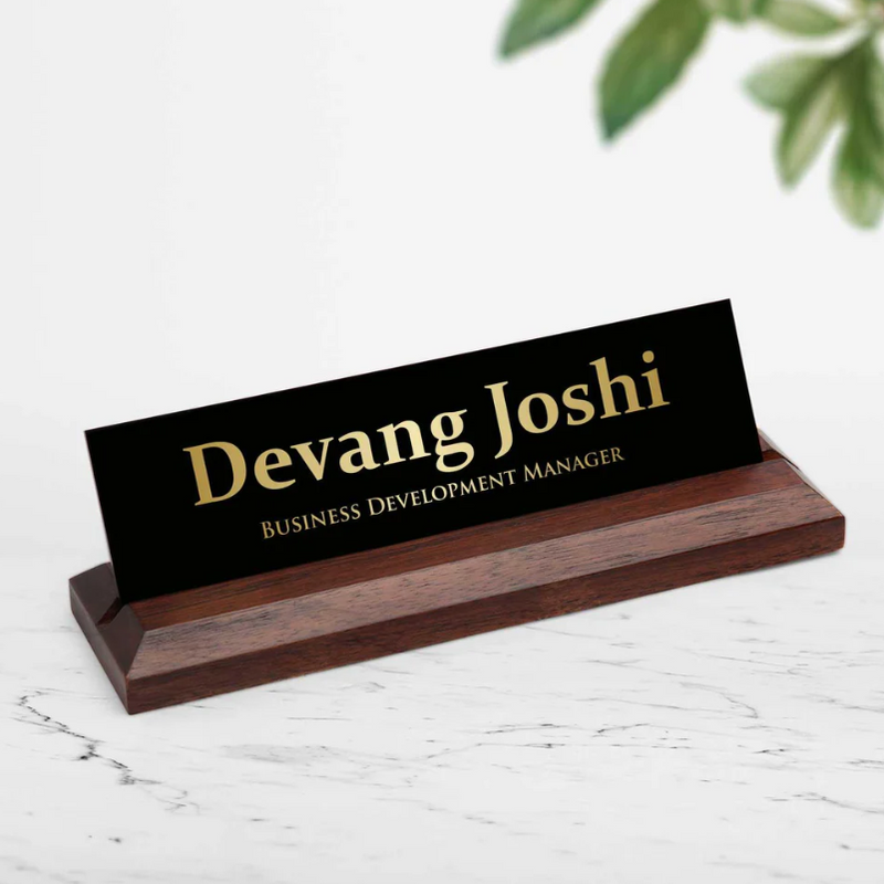 Business / Office - Desk Name Plate
