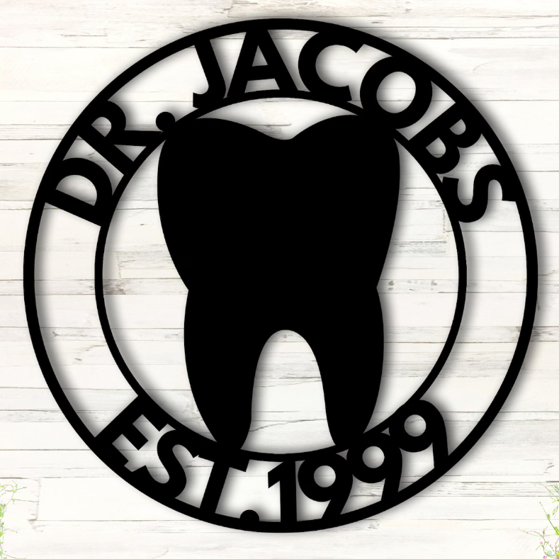 Dental Circular - Name Plate