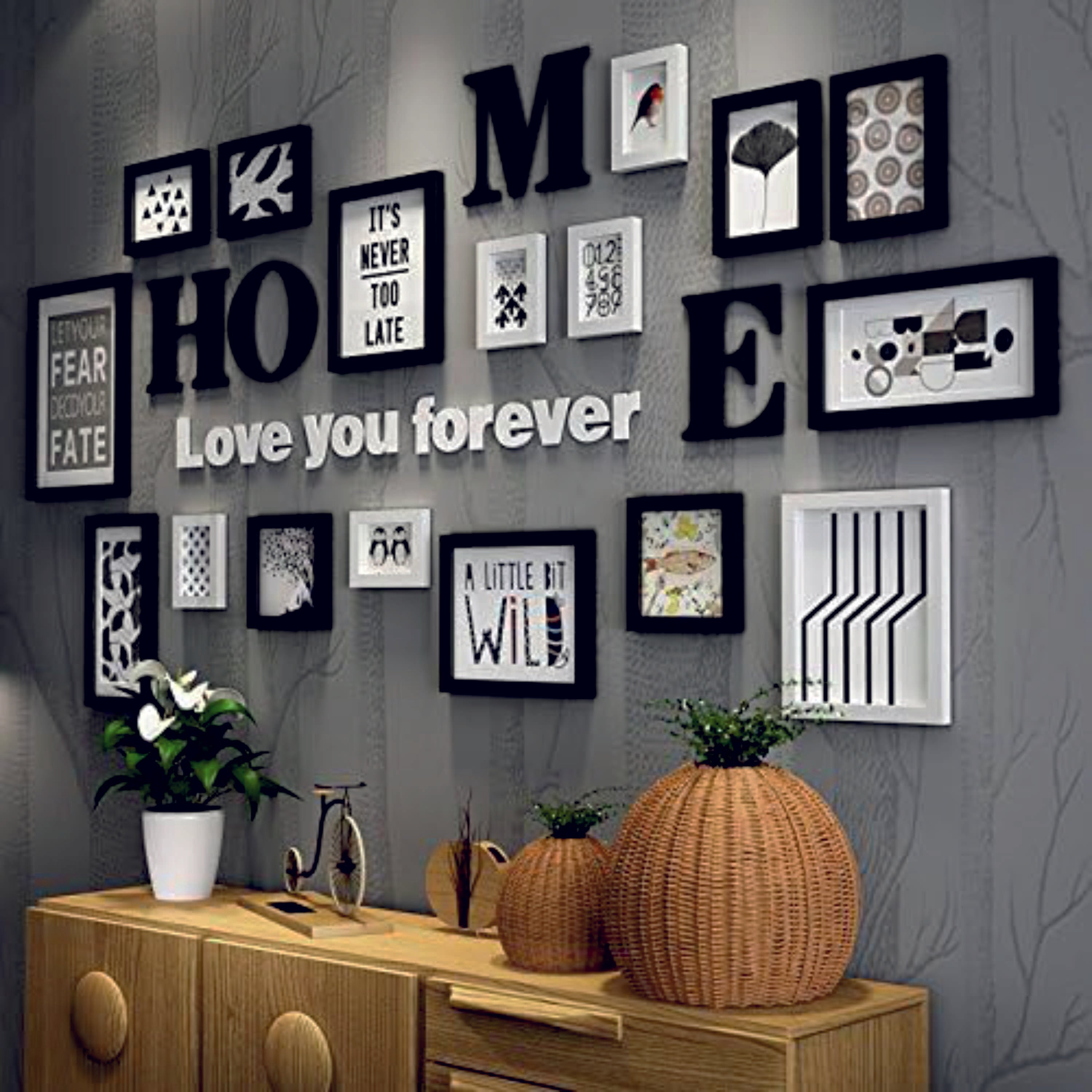 Home - Love You Forever - Wall Art Frames