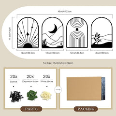 Minimalist - Wooden Acrylic Wall Decor || Wall Hanging