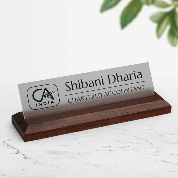 CA (Chartered Accountant) - Desk Name Plate