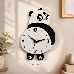 Chubby Panda - Pendulum Wall Clock