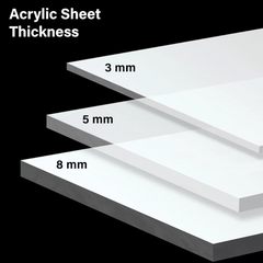 Customised HD 4k Quality Acrylic Photo Frames