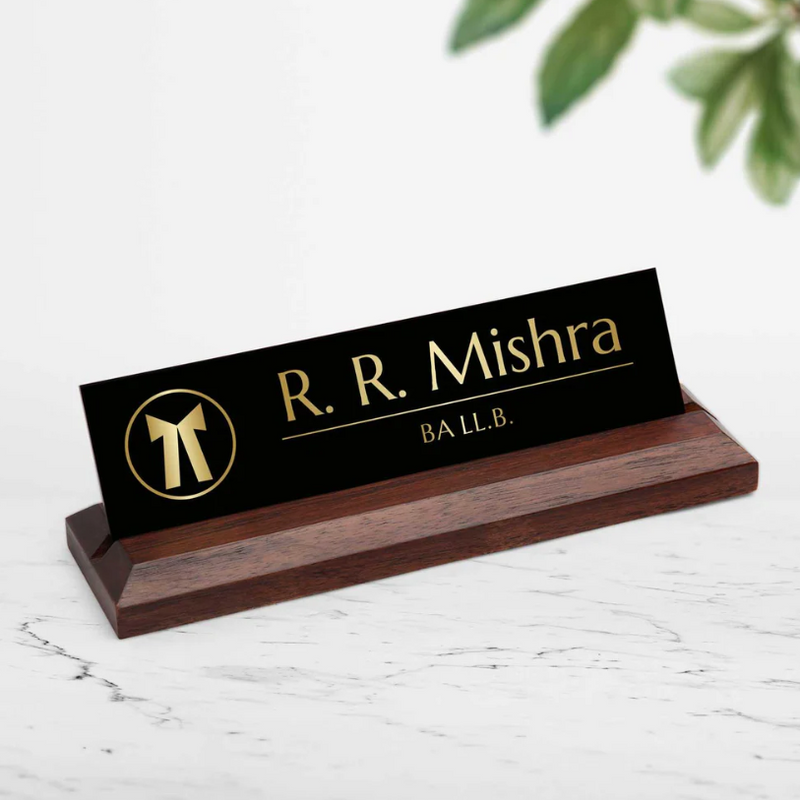 Advocate - Desk Name Plate