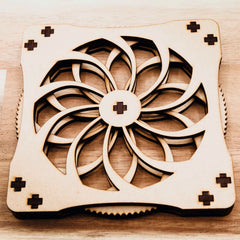Kinetic Coaster - (Set of 4 Piece)