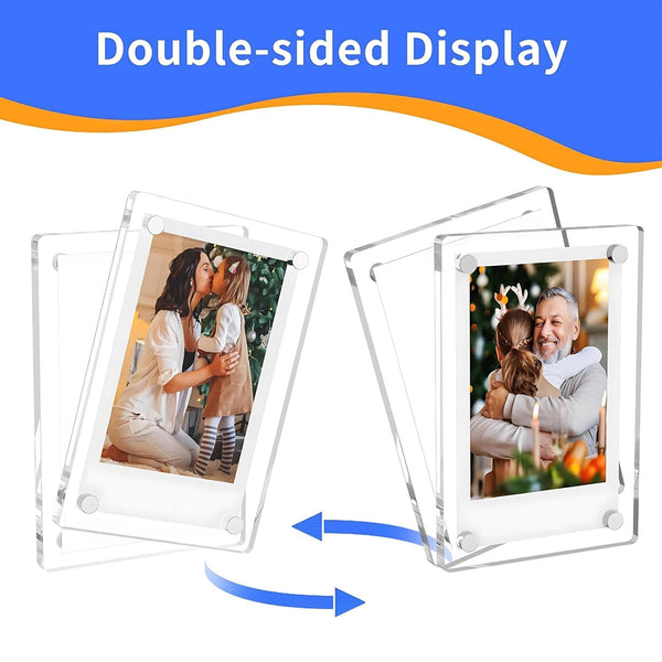 Acrylic Fridge Magnetic Photo Frames (Pack of 12 Frames)