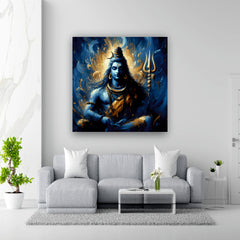 Lord Shiva Mahadev - Canvas Wall Painting