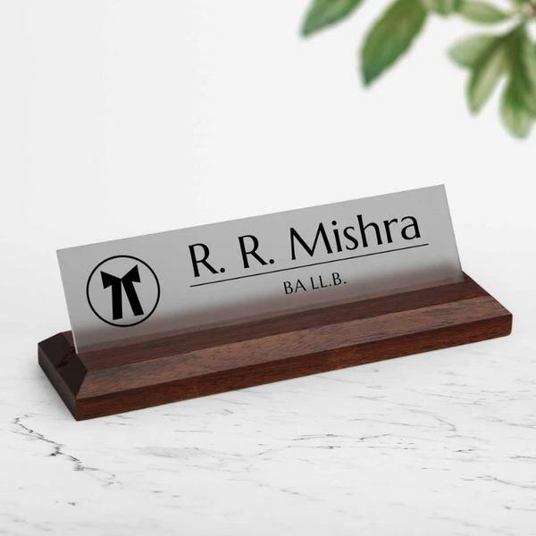 Advocate - Desk Name Plate