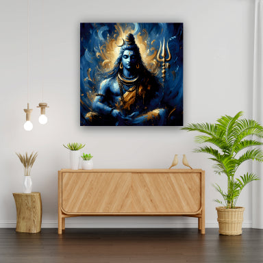 Lord Shiva Mahadev - Canvas Wall Painting