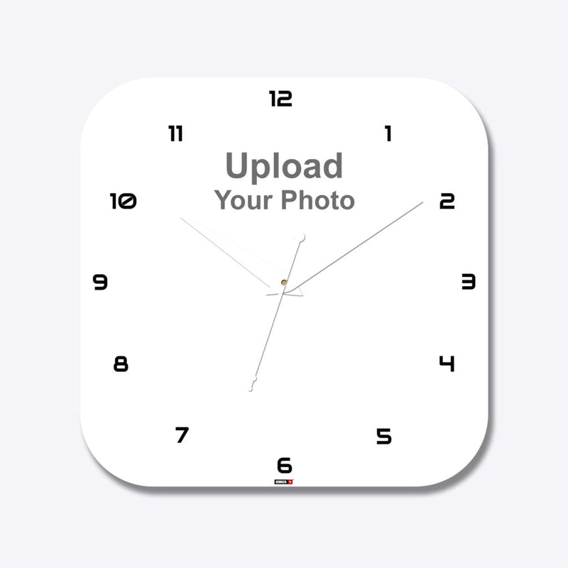 Square Round Edged Clock