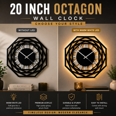 Octagon - Wall Clock