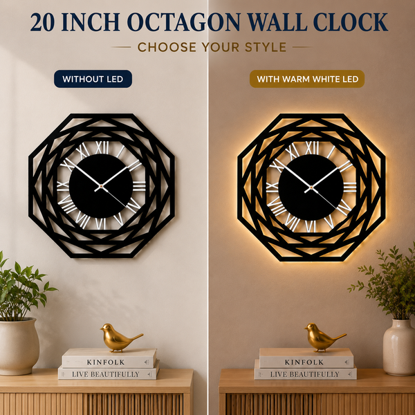 Octagon - Wall Clock