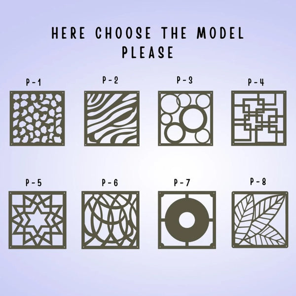 Wall Hanging Room Divider ( Pack of 12 Pieces)