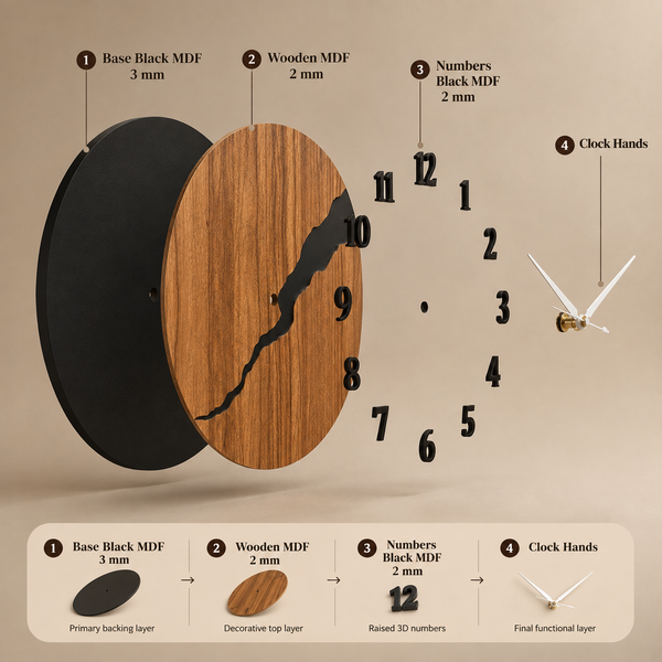 Crack - Wall Clock