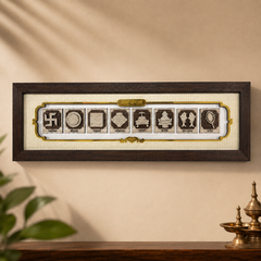 Ashtamangal - Premium Wood Art Photo Frame