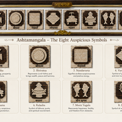 Ashtamangal - Premium Wood Art Photo Frame