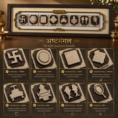 Ashtamangal - Premium Wood Art Photo Frame