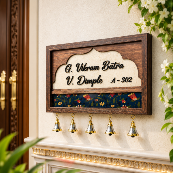 Royal Heritage with Bells - Name Plate