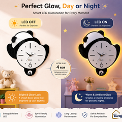 Lazy Panda - Pendulum Wall Clock
