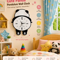 Cute Panda - Pendulum Wall Clock