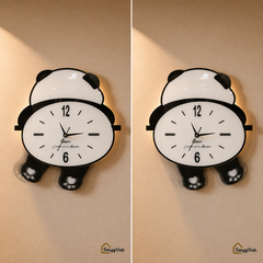 Cute Panda - Pendulum Wall Clock