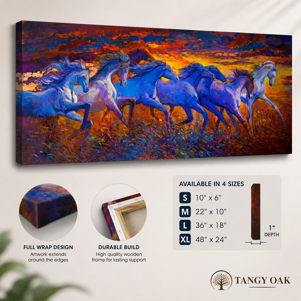 Seven Horses - Wall Painting