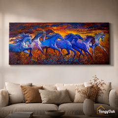 Seven Horses - Wall Painting