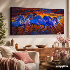 Seven Horses - Wall Painting