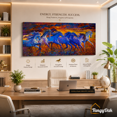Seven Horses - Wall Painting