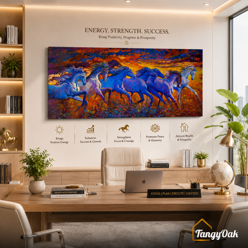 Seven Horses - Wall Painting