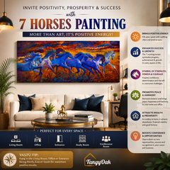 Seven Horses - Wall Painting