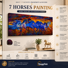 Seven Horses - Wall Painting