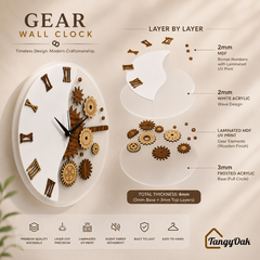 Gears - Wall Clock